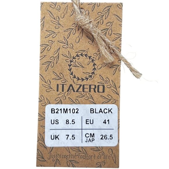 Black Itazero Mens Knit‎ Slip On Sneakers Loafers Size 8.5 New With Tags - Picture 6 of 11